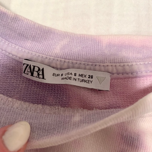 Zara tie-dye cropped tee - Picture 4 of 6